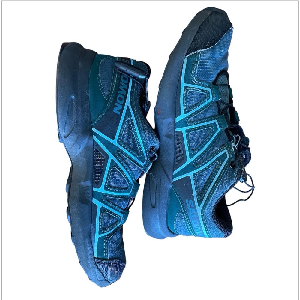 SALOMON Speedcross Unisex Kids Cross Trainer SIZE 1 - Picture 5 of 9